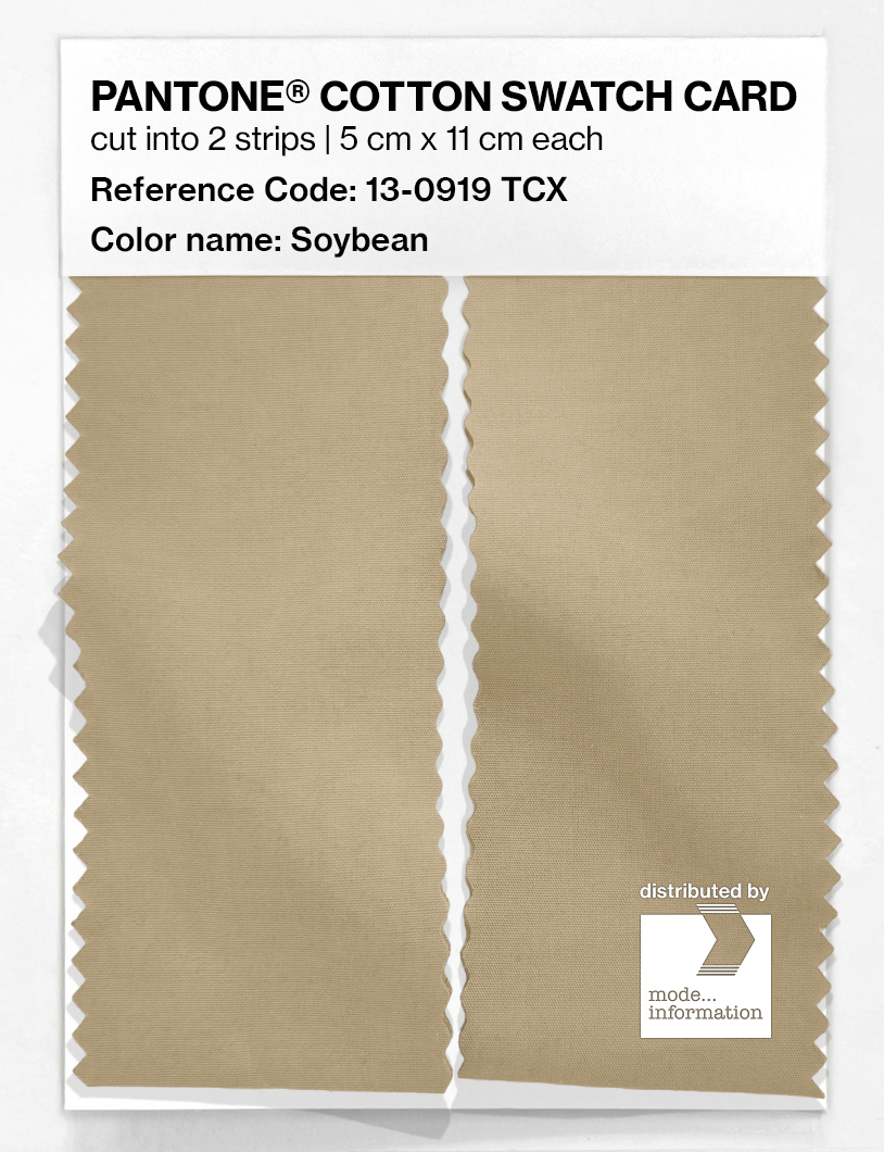 Artikelbild 2 des Artikels “PANTONE® COTTON SWATCH CARD 13-0919 TCX Soybean “