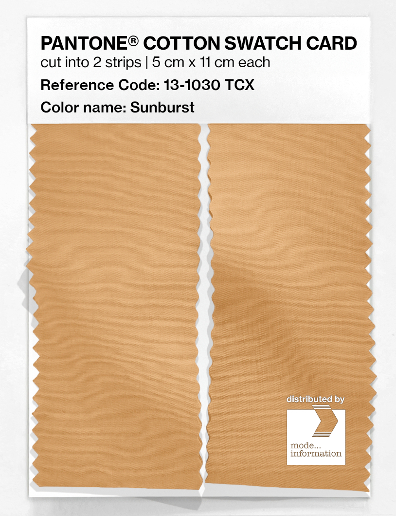 Artikelbild 2 des Artikels “PANTONE® COTTON SWATCH CARD 13-1030 TCX Sunburst “