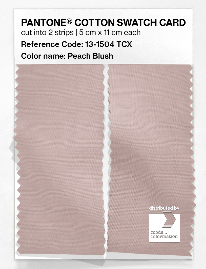 Artikelbild 2 des Artikels “PANTONE® COTTON SWATCH CARD 13-1504 TCX Peach Blush “
