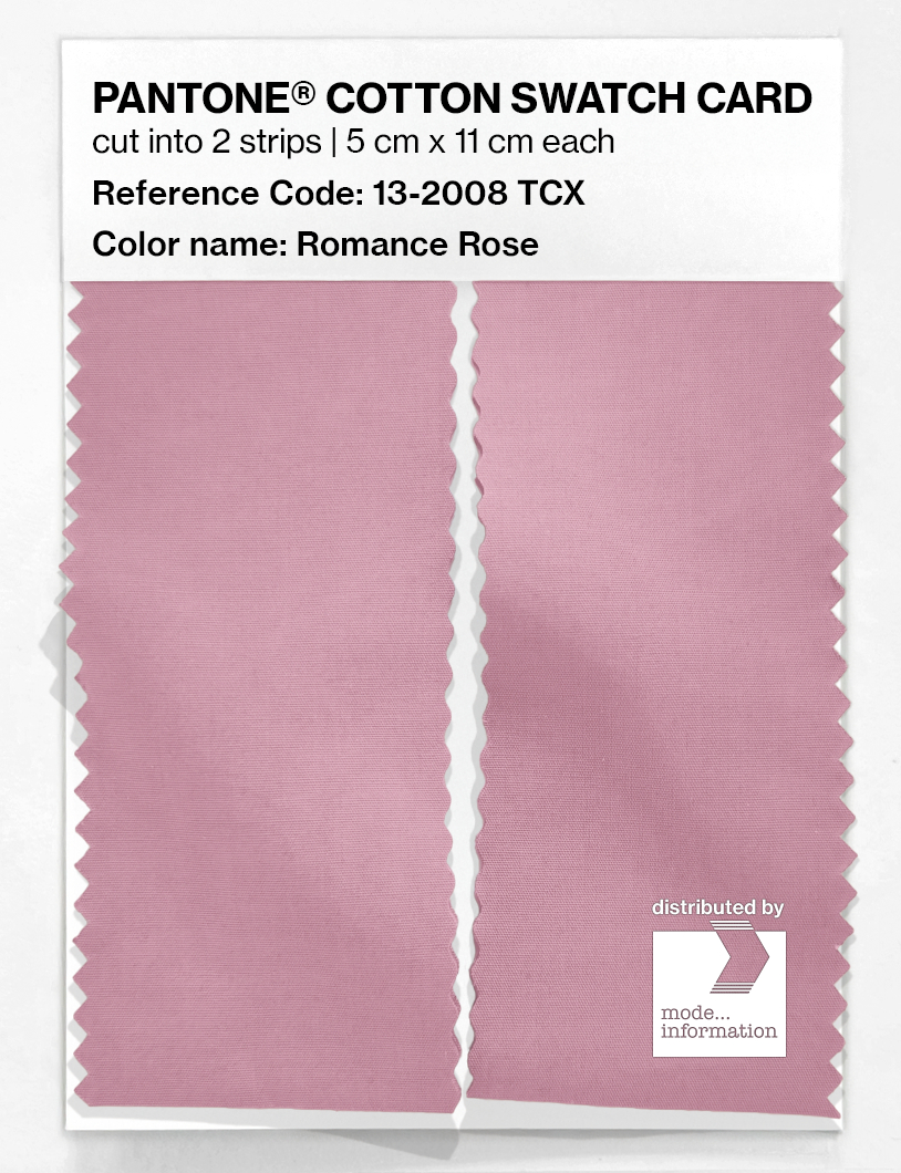 Artikelbild 2 des Artikels “PANTONE® COTTON SWATCH CARD 13-2008 TCX Romance Rose “