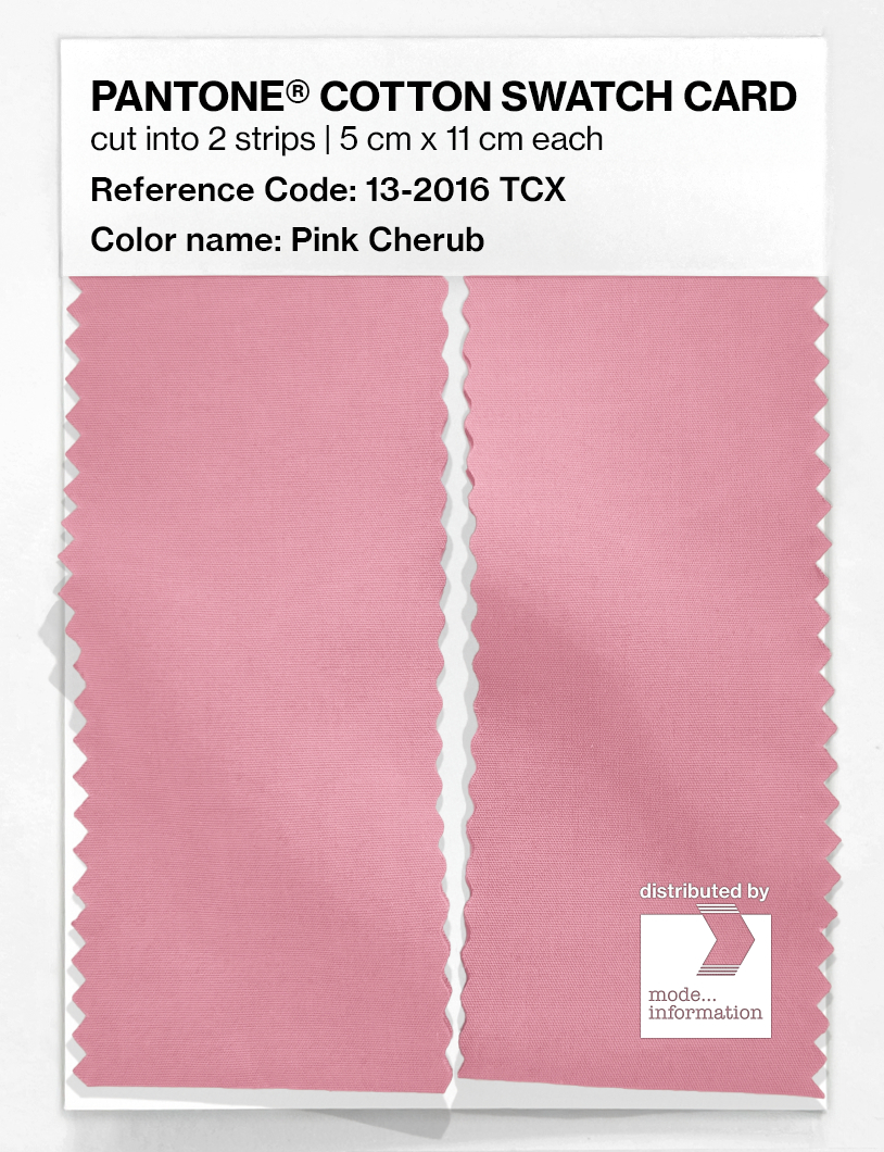 Product image 2 of the product “PANTONE® COTTON SWATCH CARD 13-2016 TCX Pink Cherub ”