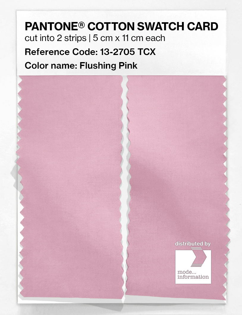 Artikelbild 2 des Artikels “PANTONE® COTTON SWATCH CARD 13-2705 TCX Flushing Pink “