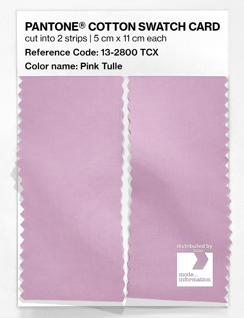 Artikelbild 2 des Artikels “PANTONE® COTTON SWATCH CARD 13-2800 TCX Pink Tulle “