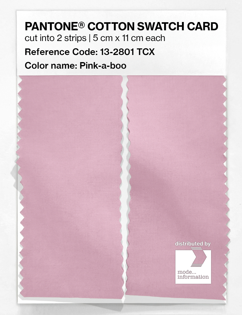 Artikelbild 2 des Artikels “PANTONE® COTTON SWATCH CARD 13-2801 TCX Pink-a-boo “