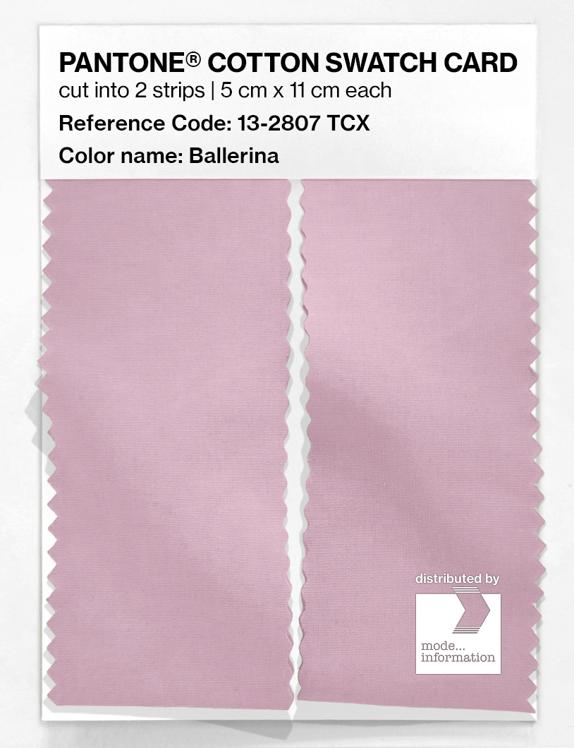 Artikelbild 2 des Artikels “PANTONE® COTTON SWATCH CARD 13-2807 TCX Ballerina “