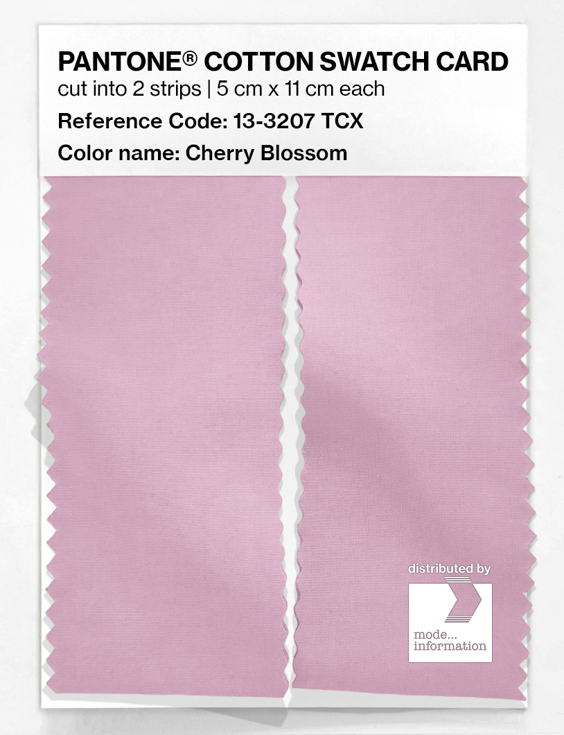 Artikelbild 2 des Artikels “PANTONE® COTTON SWATCH CARD 13-3207 TCX Cherry Blossom “