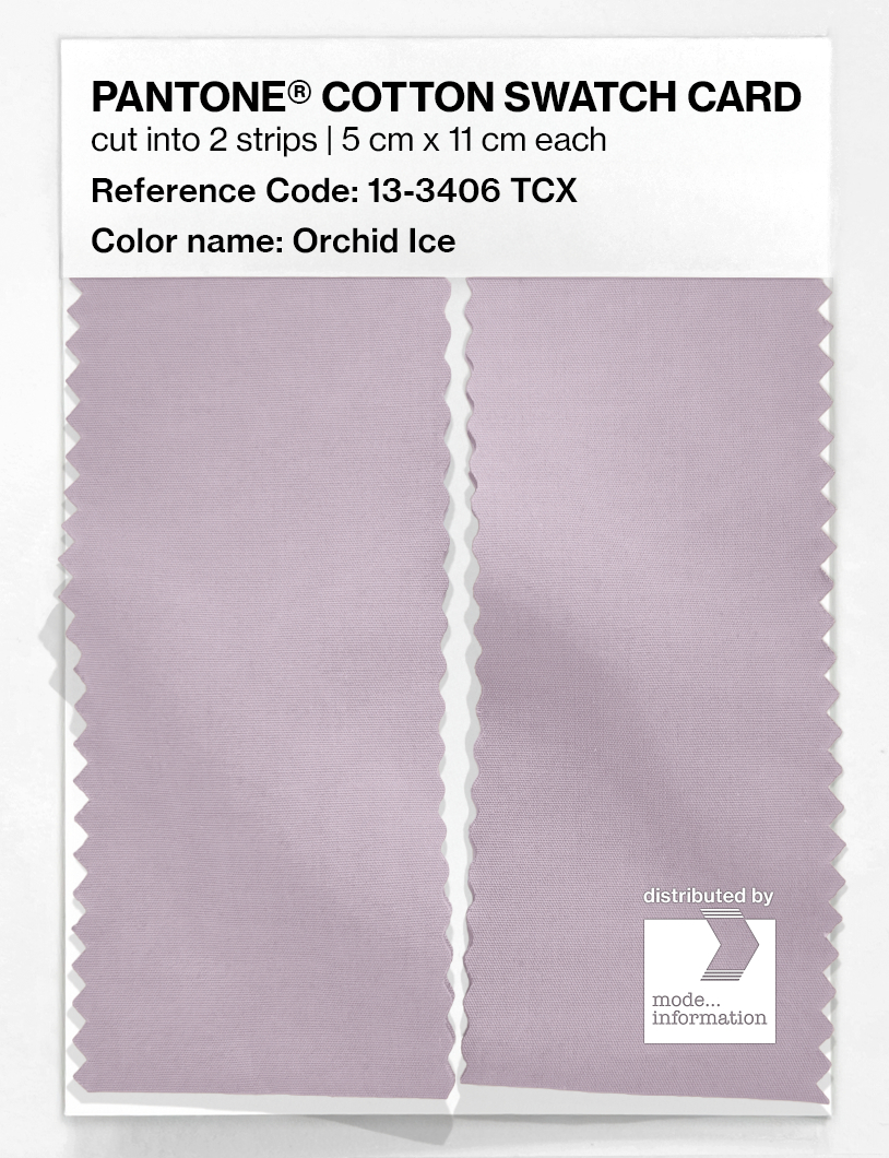 Artikelbild 2 des Artikels “PANTONE® COTTON SWATCH CARD 13-3406 TCX Orchid Ice “