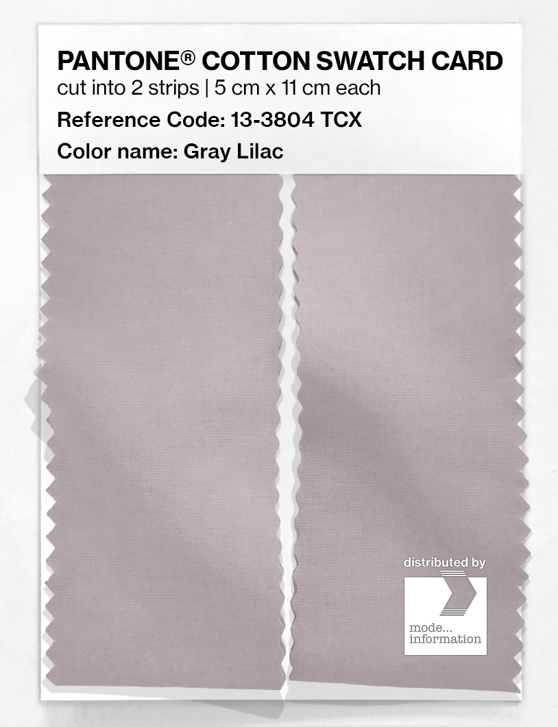 Artikelbild 2 des Artikels “PANTONE® COTTON SWATCH CARD 13-3804 TCX Gray Lilac “