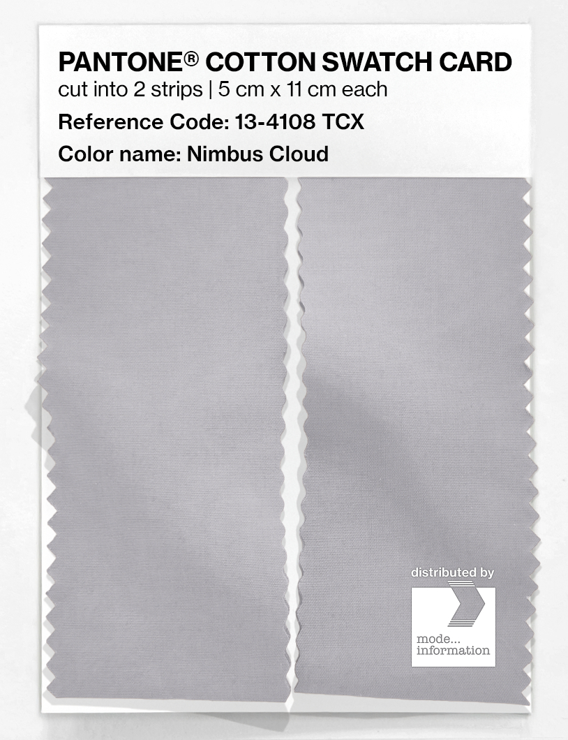 Artikelbild 2 des Artikels “PANTONE® COTTON SWATCH CARD 13-4108 TCX Nimbus Cloud “