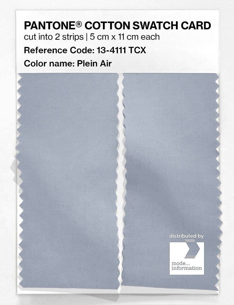Product image 2 of the product “PANTONE® COTTON SWATCH CARD 13-4111 TCX Plein Air ”