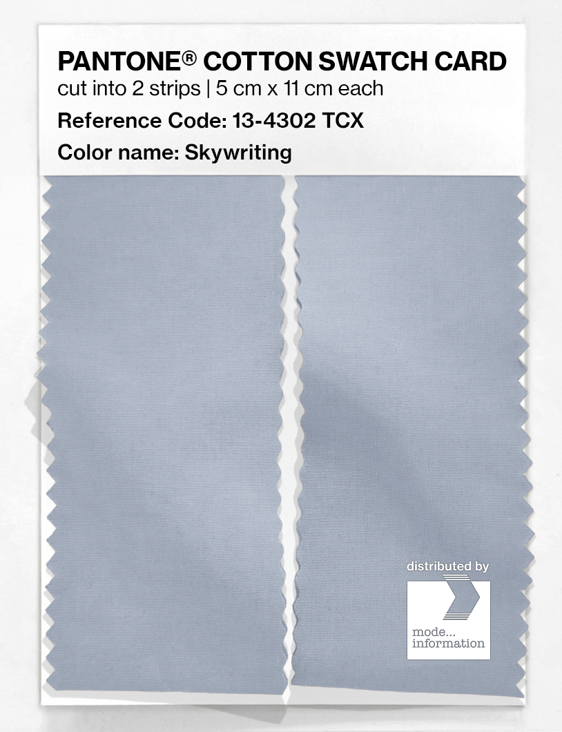 Artikelbild 2 des Artikels “PANTONE® COTTON SWATCH CARD 13-4302 TCX Skywriting “