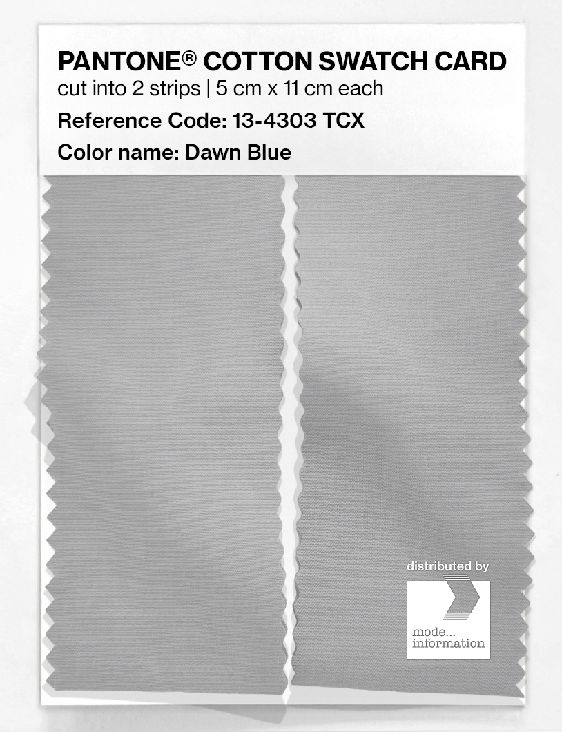 Artikelbild 2 des Artikels “PANTONE® COTTON SWATCH CARD 13-4303 TCX Dawn Blue “