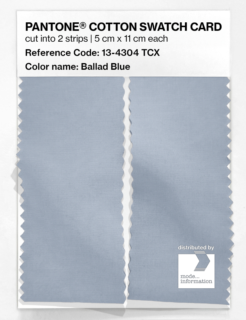 Artikelbild 2 des Artikels “PANTONE® COTTON SWATCH CARD 13-4304 TCX Ballad Blue “
