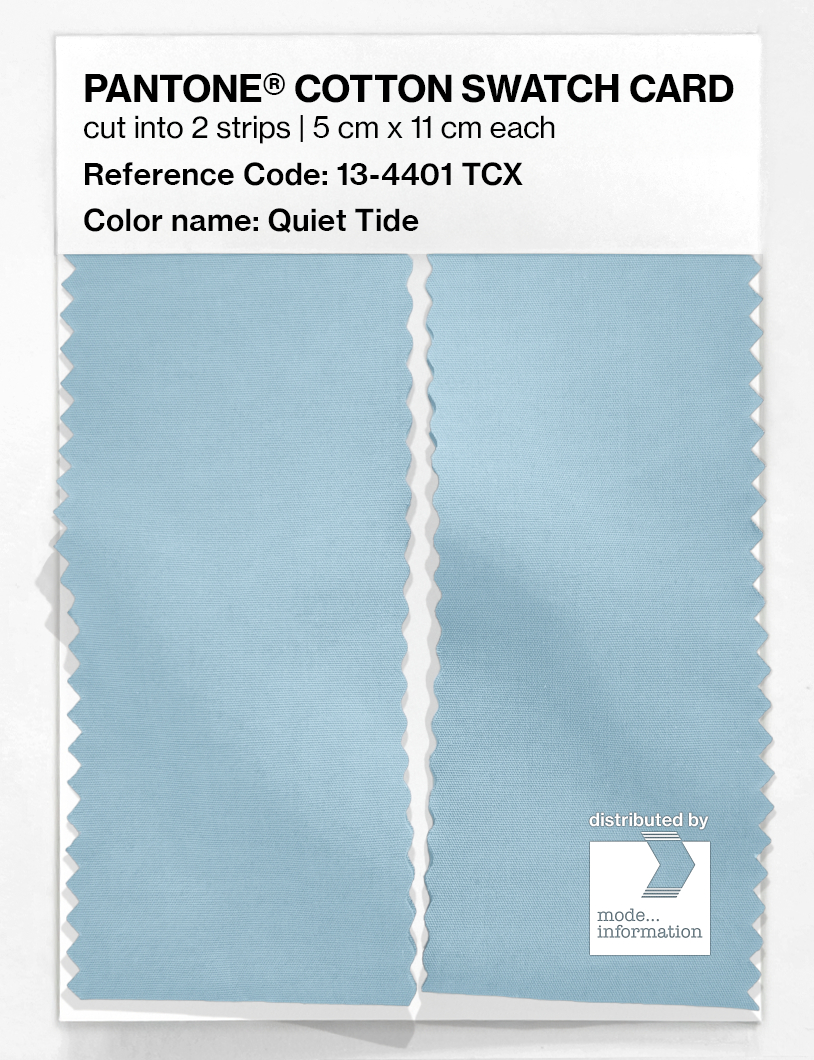 Artikelbild 2 des Artikels “PANTONE® COTTON SWATCH CARD 13-4401 TCX Quiet Tide “