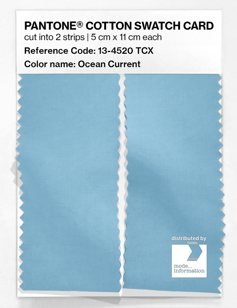 Artikelbild 2 des Artikels “PANTONE® COTTON SWATCH CARD 13-4520 TCX Ocean Current “