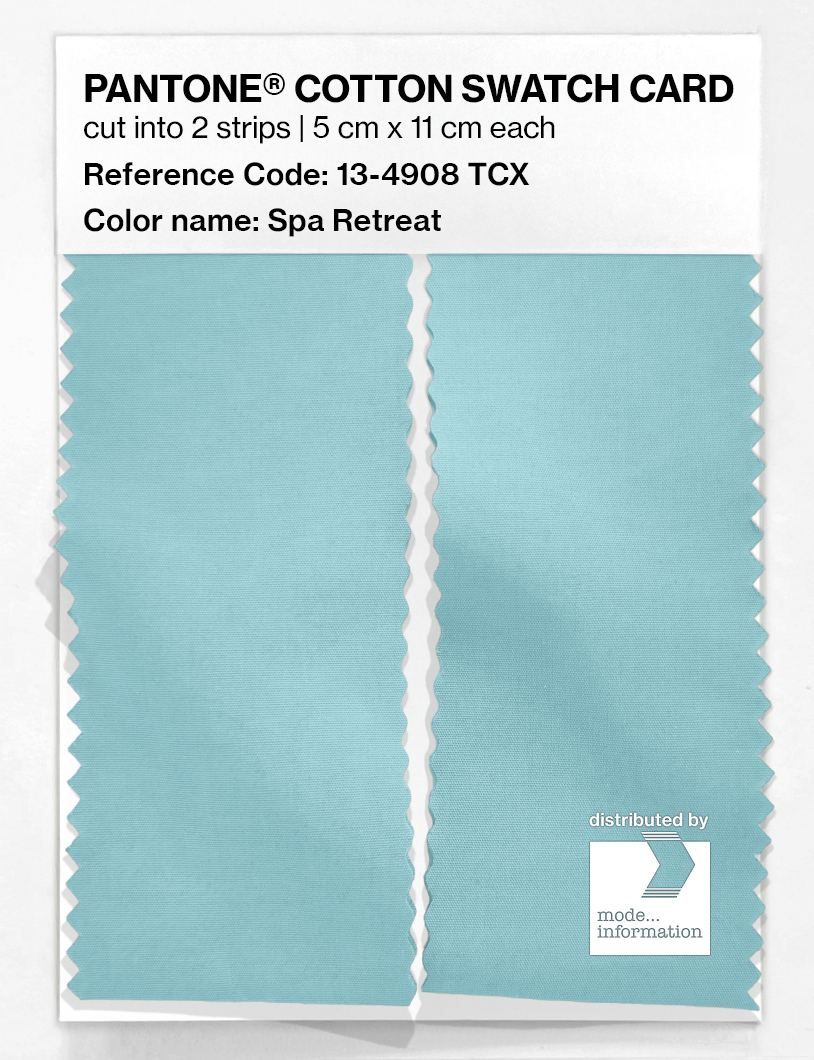 Artikelbild 2 des Artikels “PANTONE® COTTON SWATCH CARD 13-4908 TCX Spa Retreat “