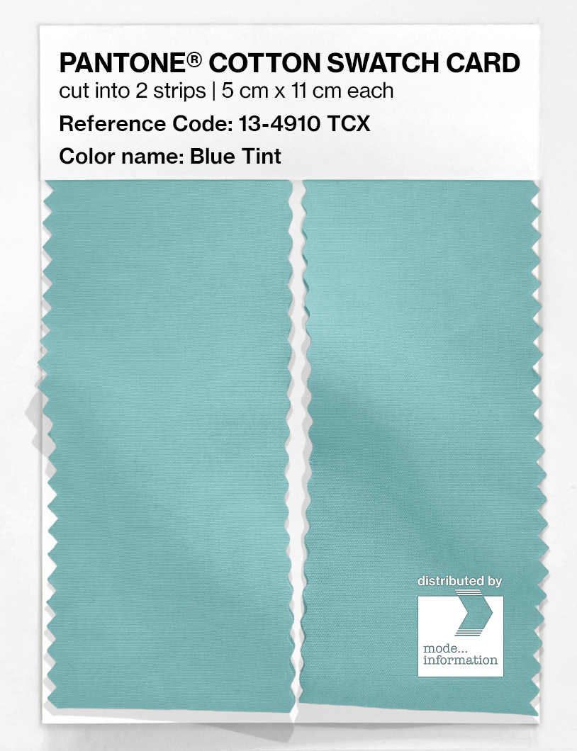 Product image 2 of the product “PANTONE® COTTON SWATCH CARD 13-4910 TCX Blue Tint ”