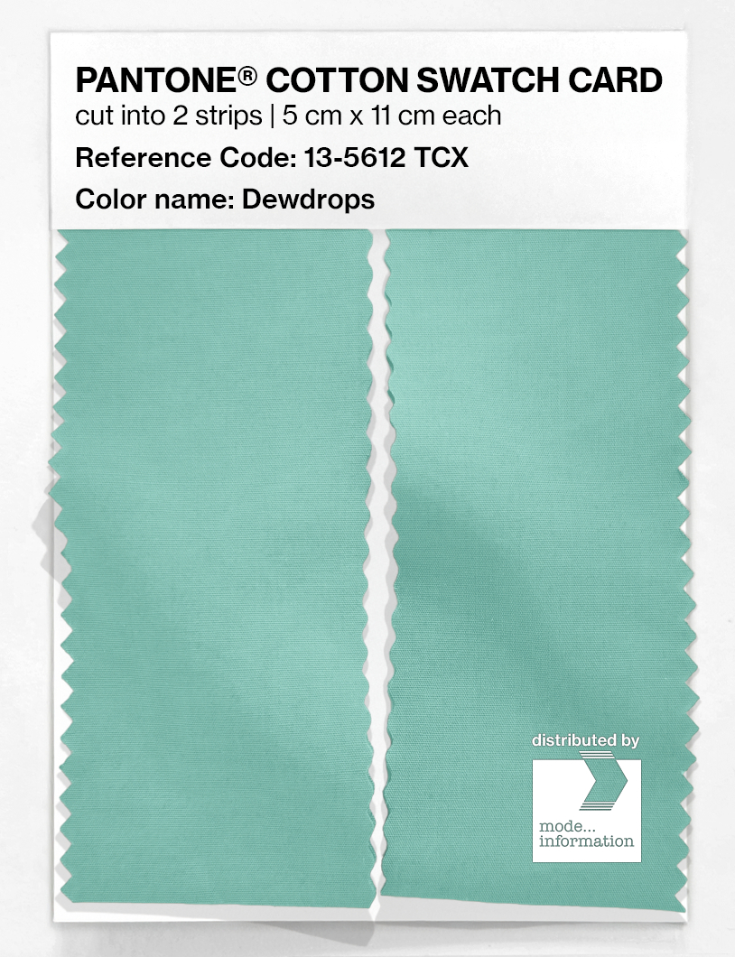 Artikelbild 2 des Artikels “PANTONE® COTTON SWATCH CARD 13-5612 TCX Dewdrops “