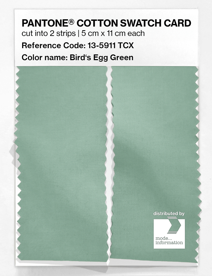 Artikelbild 2 des Artikels “PANTONE® COTTON SWATCH CARD 13-5911 TCX Bird's Egg Green “
