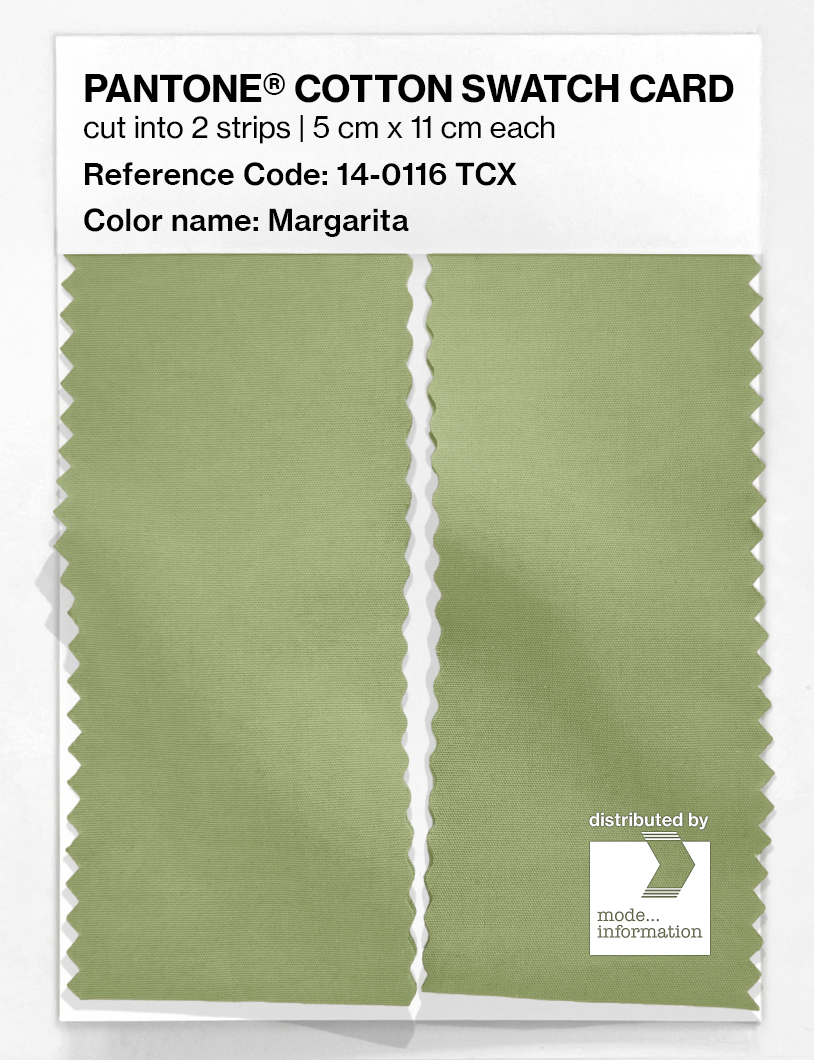 Product image 2 of the product “PANTONE® COTTON SWATCH CARD 14-0116 TCX Margarita ”