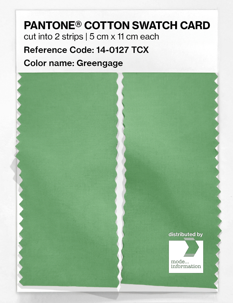 Artikelbild 2 des Artikels “PANTONE® COTTON SWATCH CARD 14-0127 TCX Greengage “