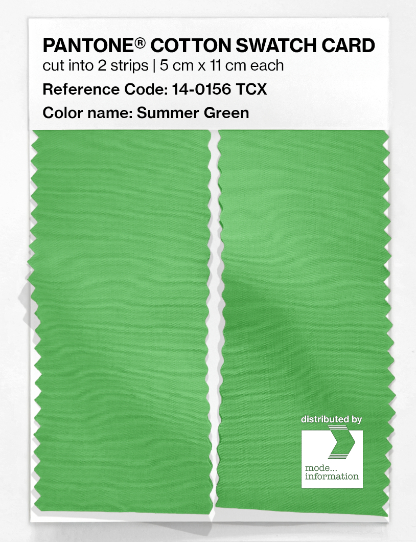 Artikelbild 2 des Artikels “PANTONE® COTTON SWATCH CARD 14-0156 TCX Summer Green “