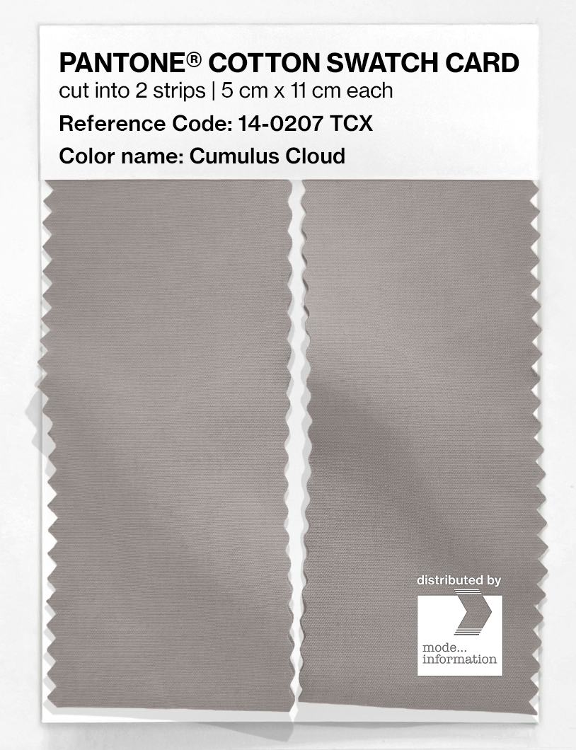Artikelbild 2 des Artikels “PANTONE® COTTON SWATCH CARD 14-0207 TCX Cumulus Cloud “