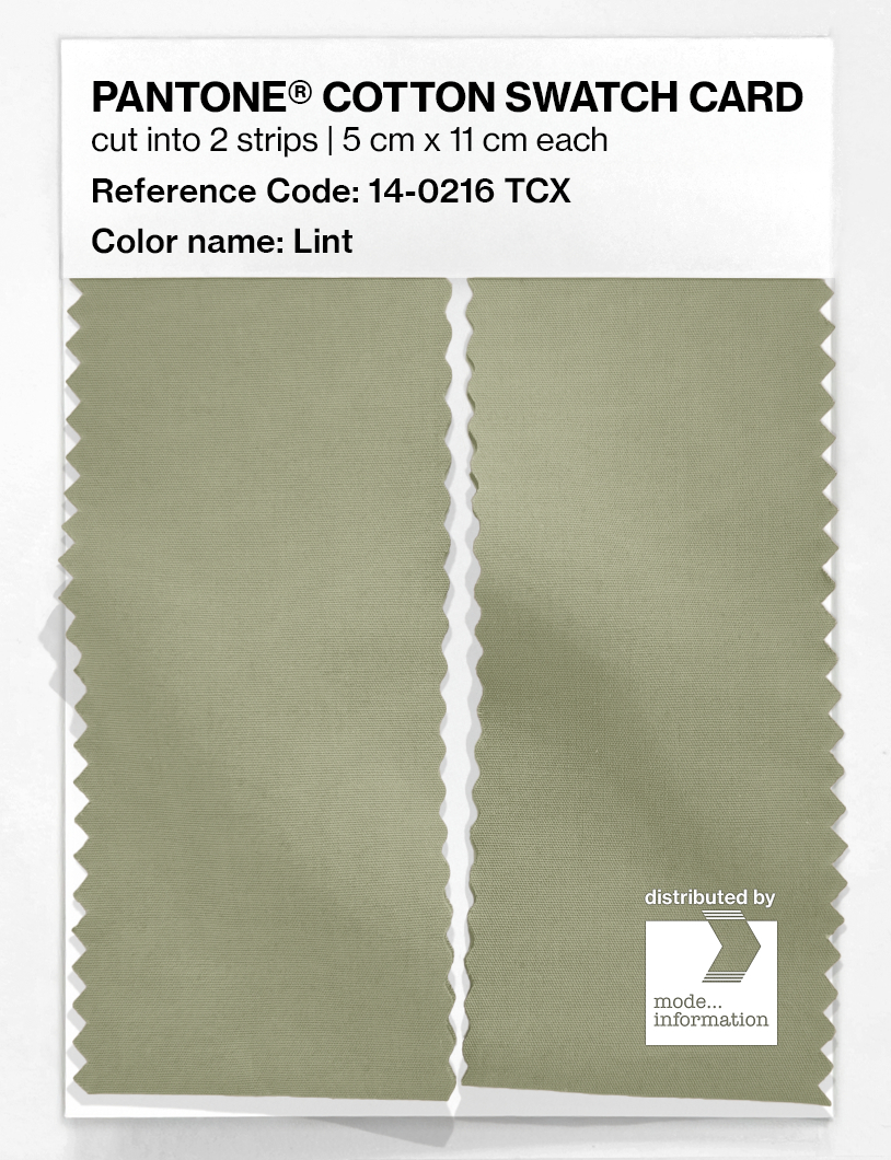Artikelbild 2 des Artikels “PANTONE® COTTON SWATCH CARD 14-0216 TCX Lint “