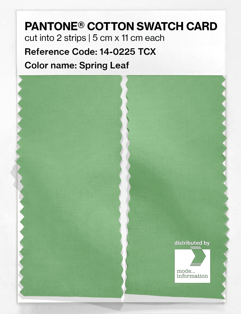 Artikelbild 2 des Artikels “PANTONE® COTTON SWATCH CARD 14-0225 TCX Spring Leaf “