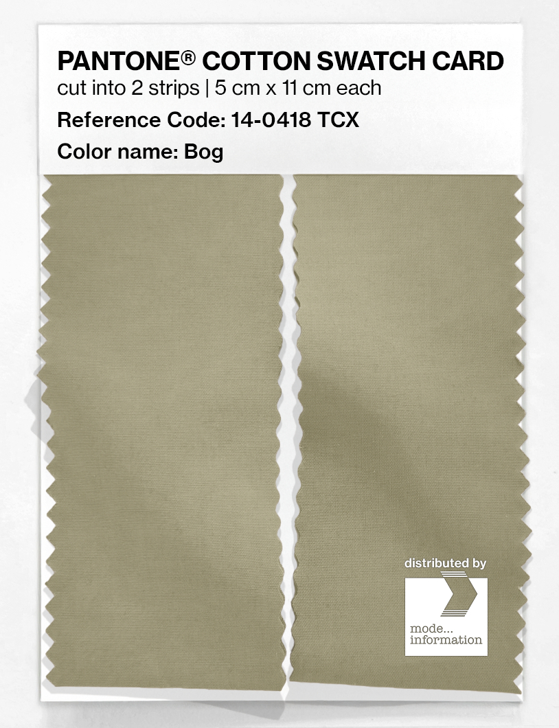 Artikelbild 2 des Artikels “PANTONE® COTTON SWATCH CARD 14-0418 TCX Bog “
