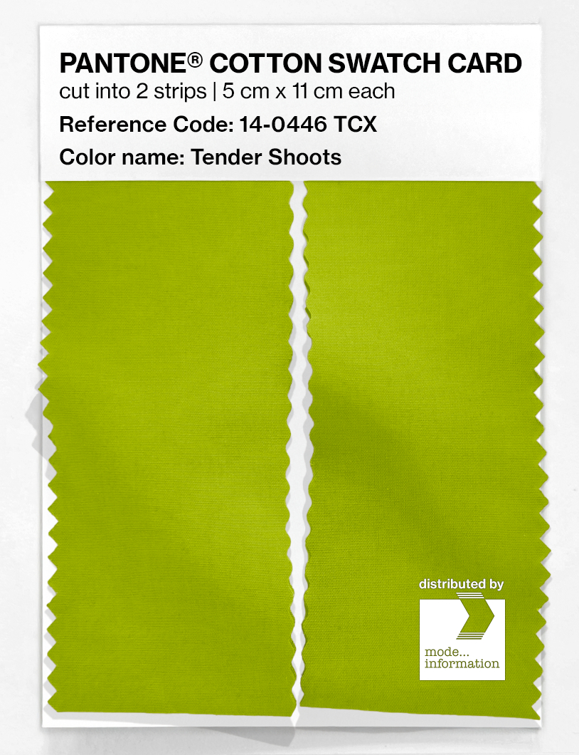 Artikelbild 2 des Artikels “PANTONE® COTTON SWATCH CARD 14-0446 TCX Tender Shoots “