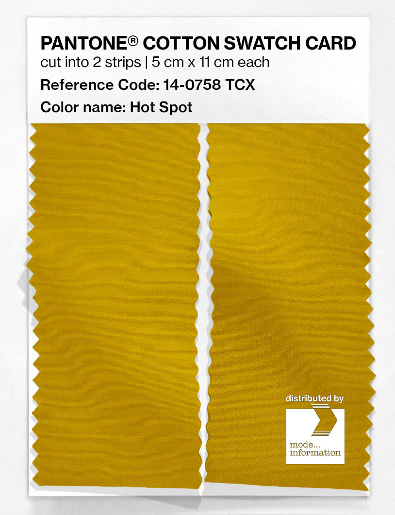 Artikelbild 2 des Artikels “PANTONE® COTTON SWATCH CARD 14-0758 TCX Hot Spot “
