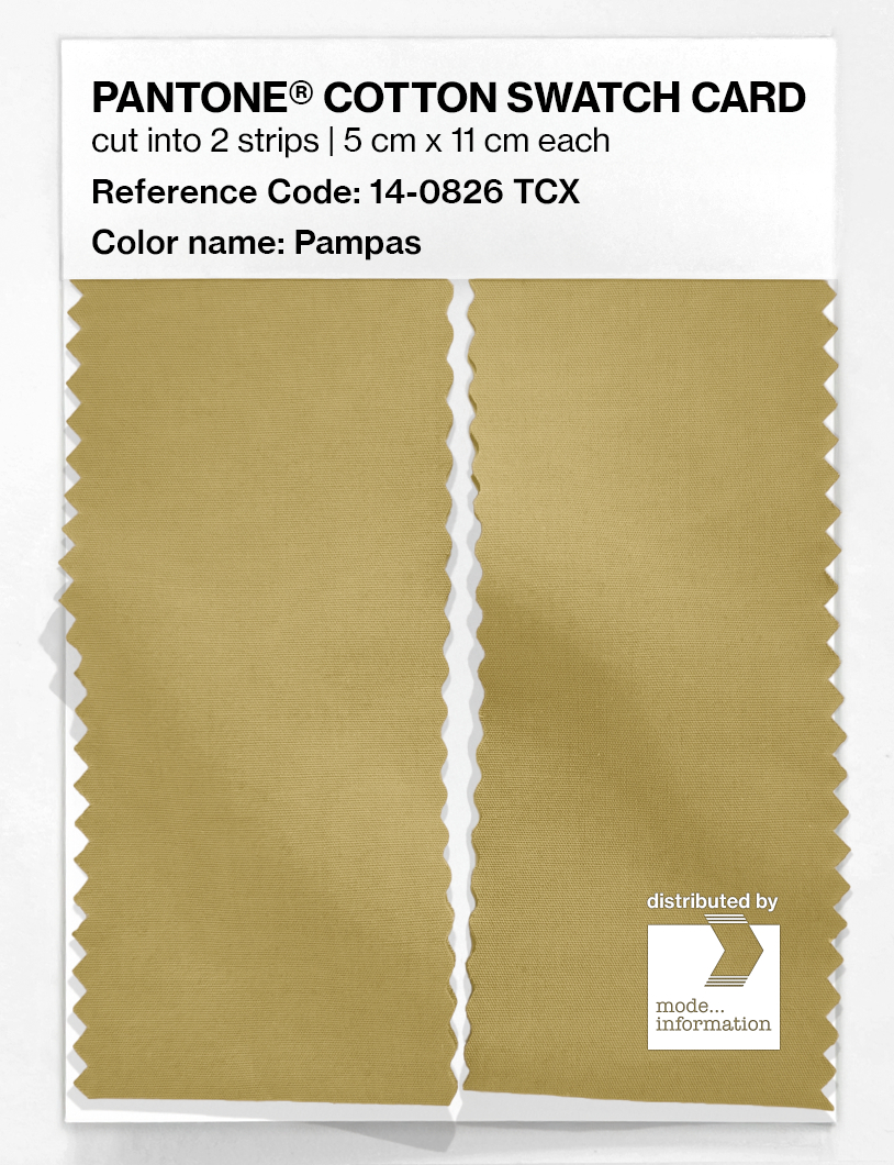 Artikelbild 2 des Artikels “PANTONE® COTTON SWATCH CARD 14-0826 TCX Pampas “