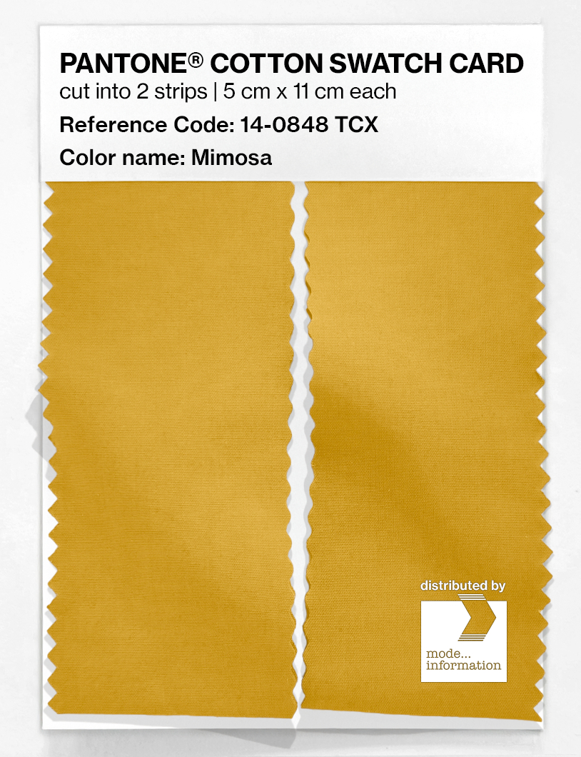Artikelbild 2 des Artikels “PANTONE® COTTON SWATCH CARD 14-0848 TCX Mimosa “