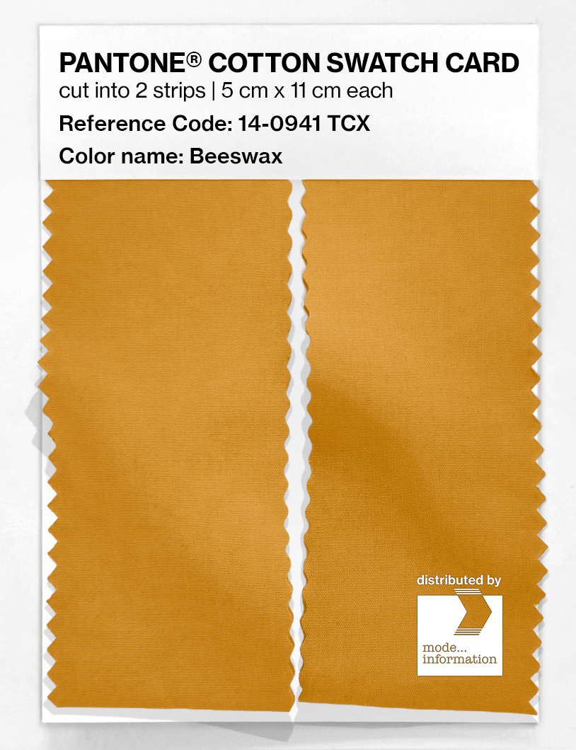 Artikelbild 2 des Artikels “PANTONE® COTTON SWATCH CARD 14-0941 TCX Beeswax “