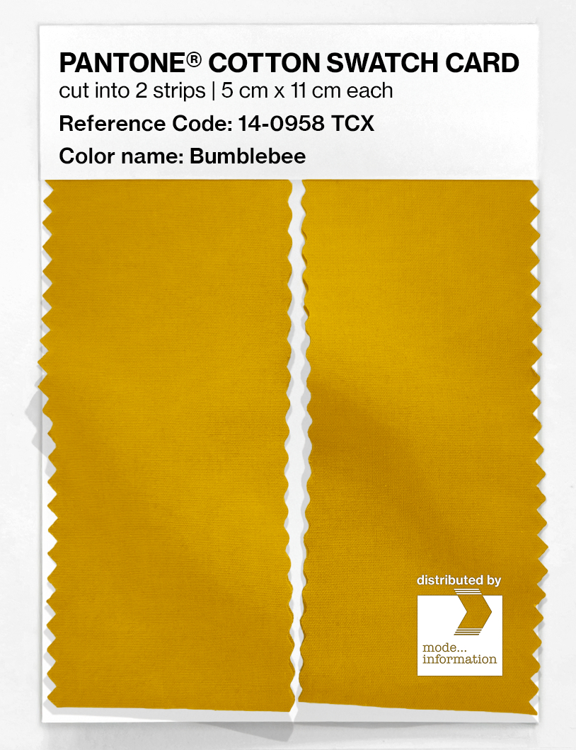 Artikelbild 2 des Artikels “PANTONE® COTTON SWATCH CARD 14-0958 TCX Bumblebee “