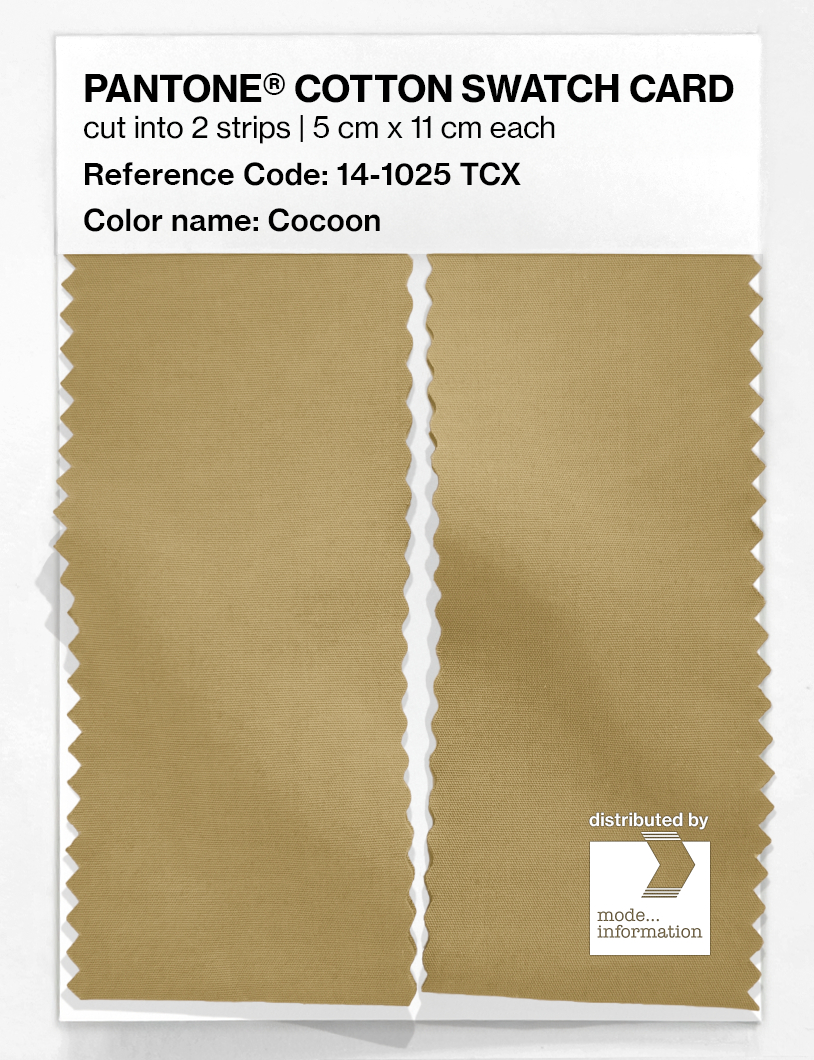 Artikelbild 2 des Artikels “PANTONE® COTTON SWATCH CARD 14-1025 TCX Cocoon “