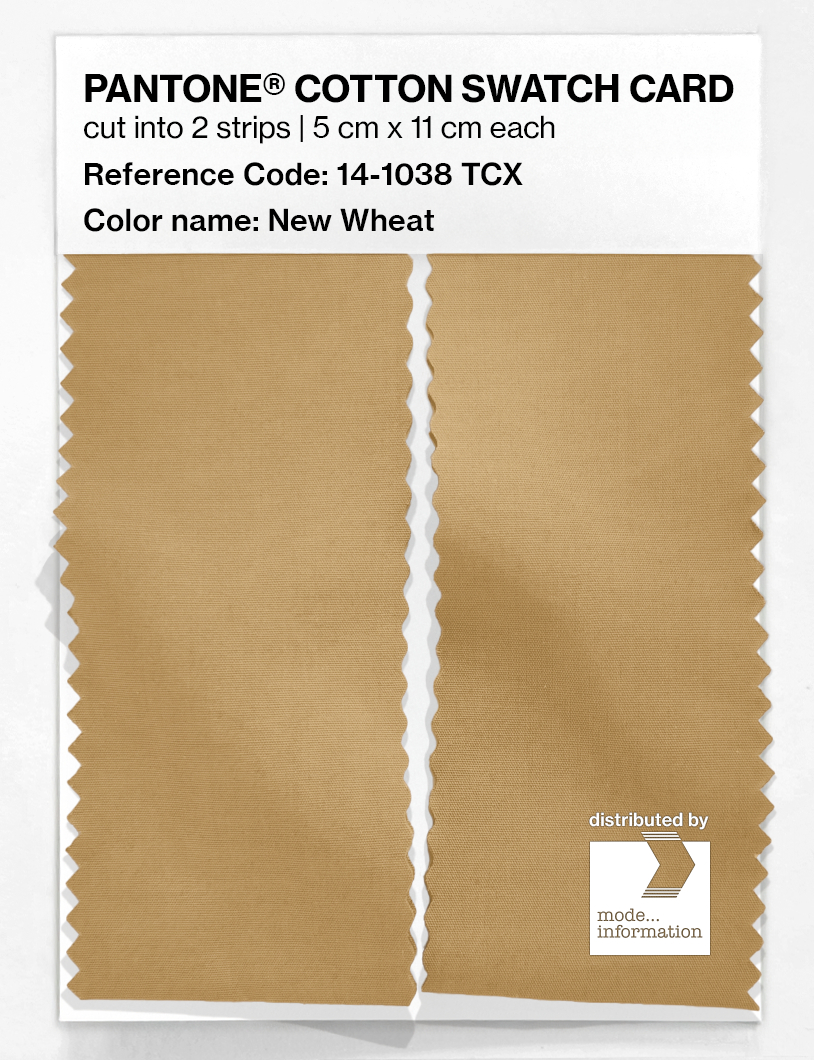 Artikelbild 2 des Artikels “PANTONE® COTTON SWATCH CARD 14-1038 TCX New Wheat “