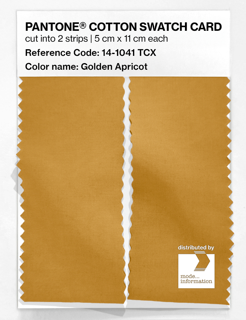 Artikelbild 2 des Artikels “PANTONE® COTTON SWATCH CARD 14-1041 TCX Golden Apricot “
