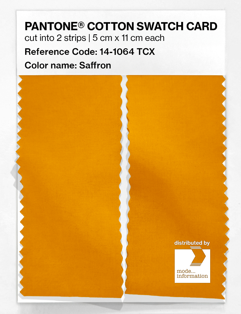 Artikelbild 2 des Artikels “PANTONE® COTTON SWATCH CARD 14-1064 TCX Saffron “