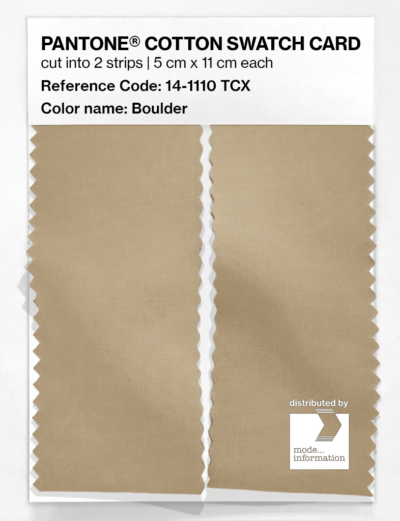 Artikelbild 2 des Artikels “PANTONE® COTTON SWATCH CARD 14-1110 TCX Boulder “