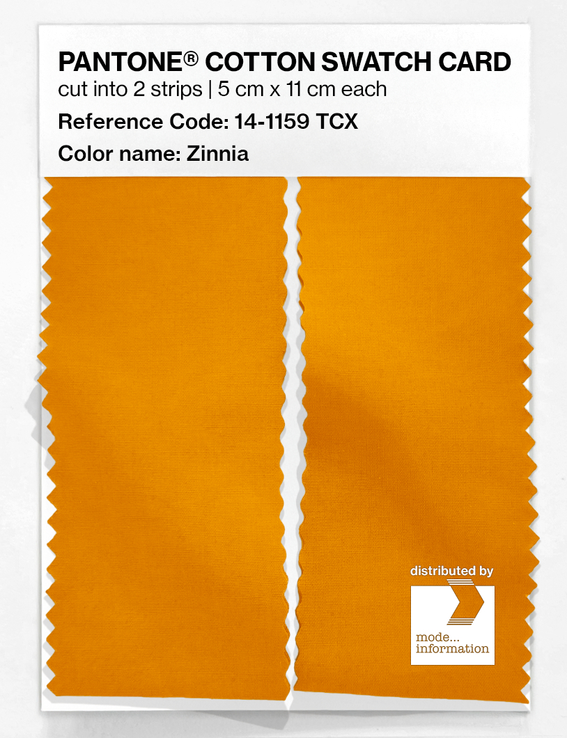 Artikelbild 2 des Artikels “PANTONE® COTTON SWATCH CARD 14-1159 TCX Zinnia “