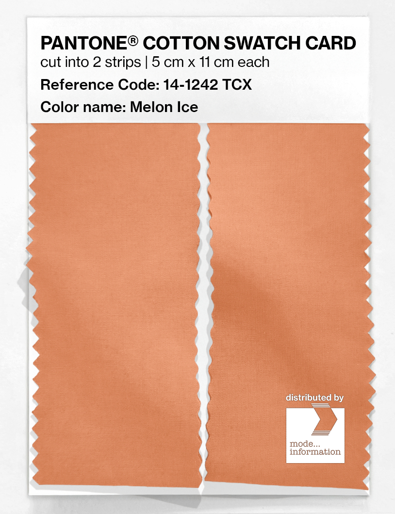 Artikelbild 2 des Artikels “PANTONE® COTTON SWATCH CARD 14-1242 TCX Melon Ice “