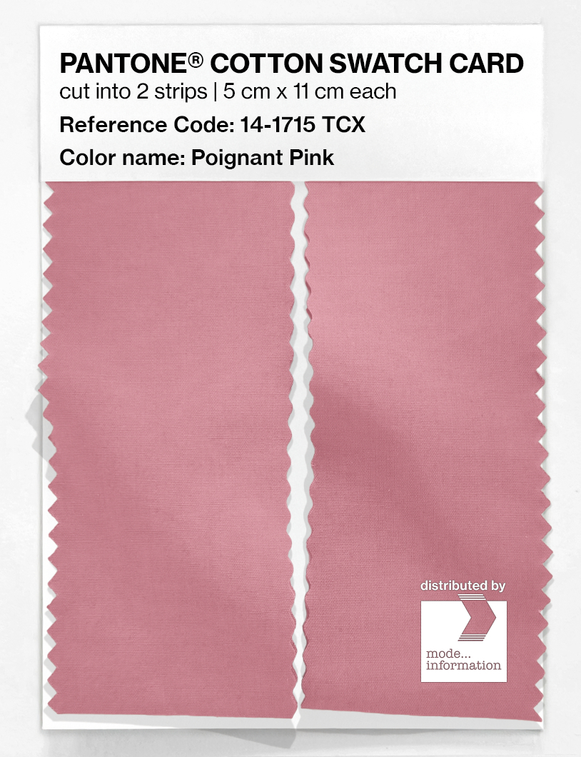 Artikelbild 2 des Artikels “PANTONE® COTTON SWATCH CARD 14-1715 TCX Poignant Pink “