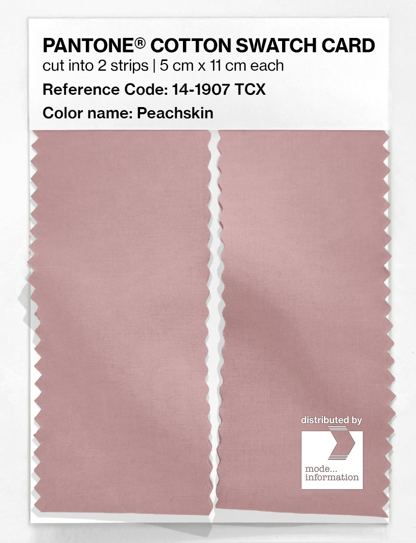 Product image 2 of the product “PANTONE® COTTON SWATCH CARD 14-1907 TCX Peachskin ”