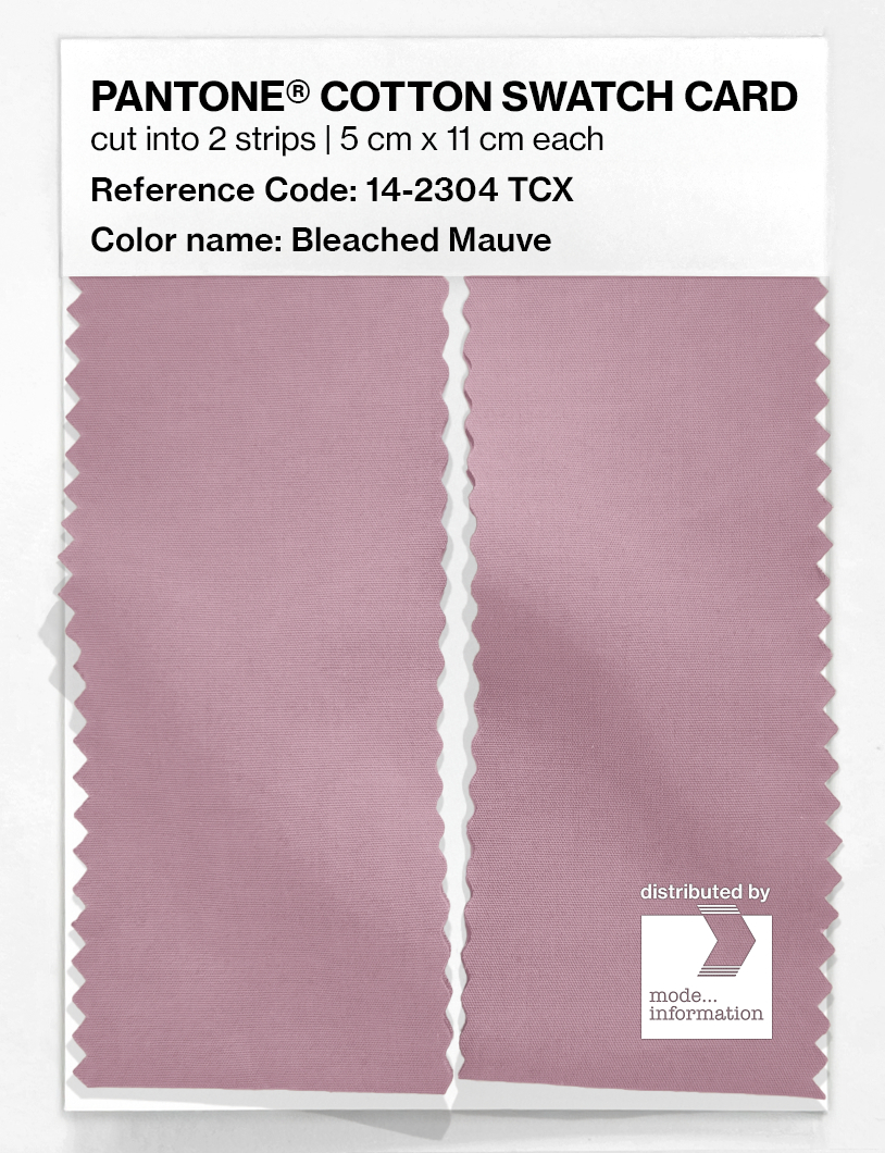Product image 2 of the product “PANTONE® COTTON SWATCH CARD 14-2304 TCX Bleached Mauve ”