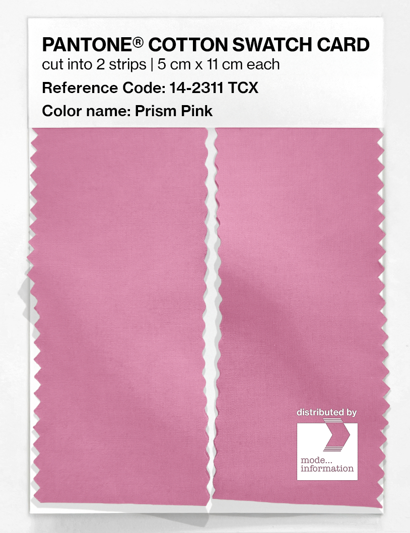 Product image 2 of the product “PANTONE® COTTON SWATCH CARD 14-2311 TCX Prism Pink ”
