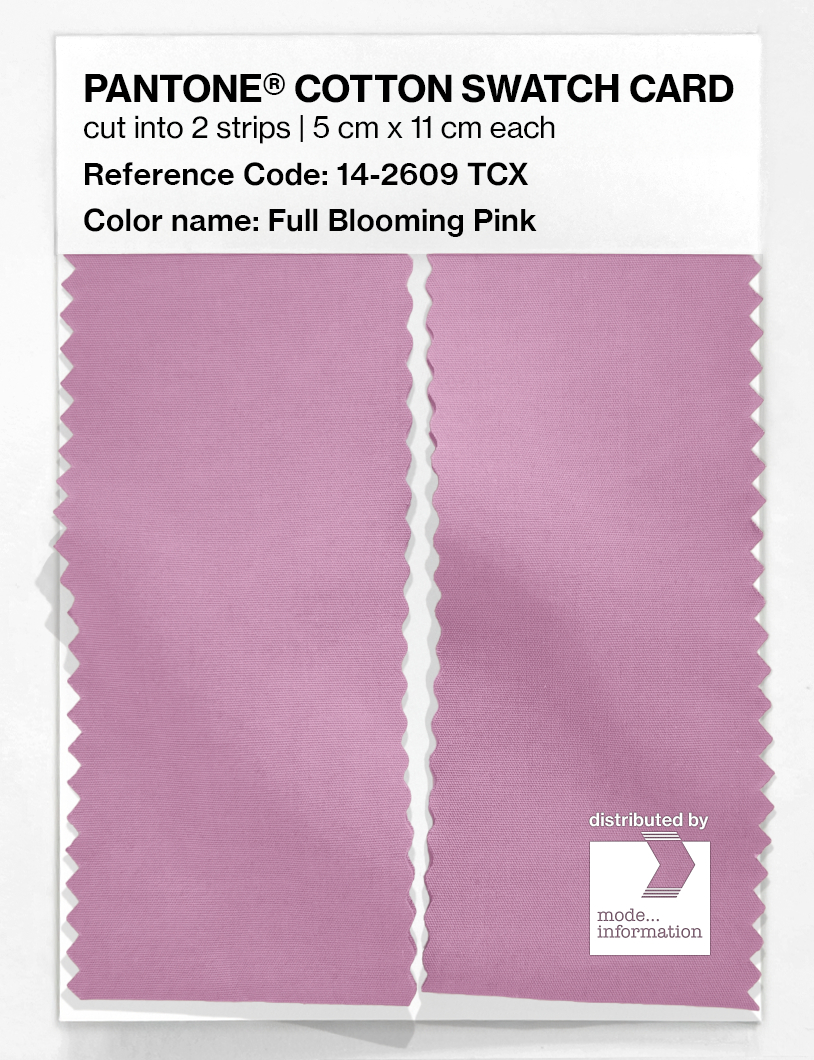Artikelbild 2 des Artikels “PANTONE® COTTON SWATCH CARD 14-2609 TCX Full Blooming Pink “