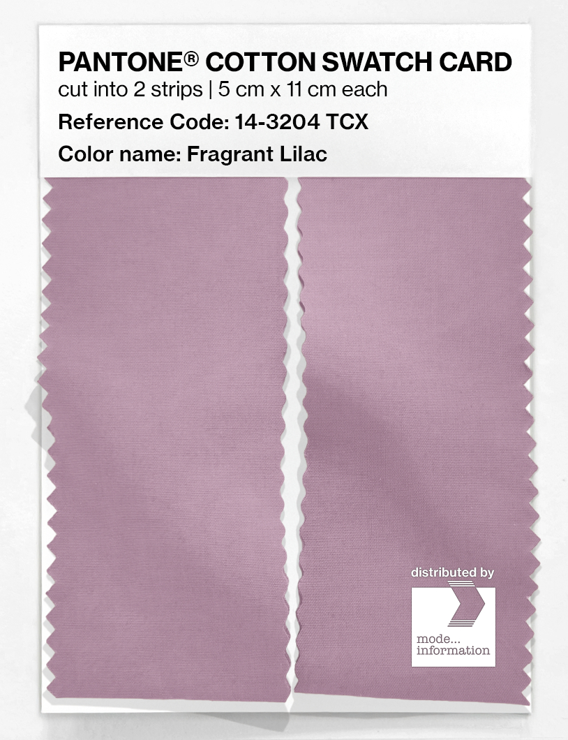 Artikelbild 2 des Artikels “PANTONE® COTTON SWATCH CARD 14-3204 TCX Fragrant Lilac “