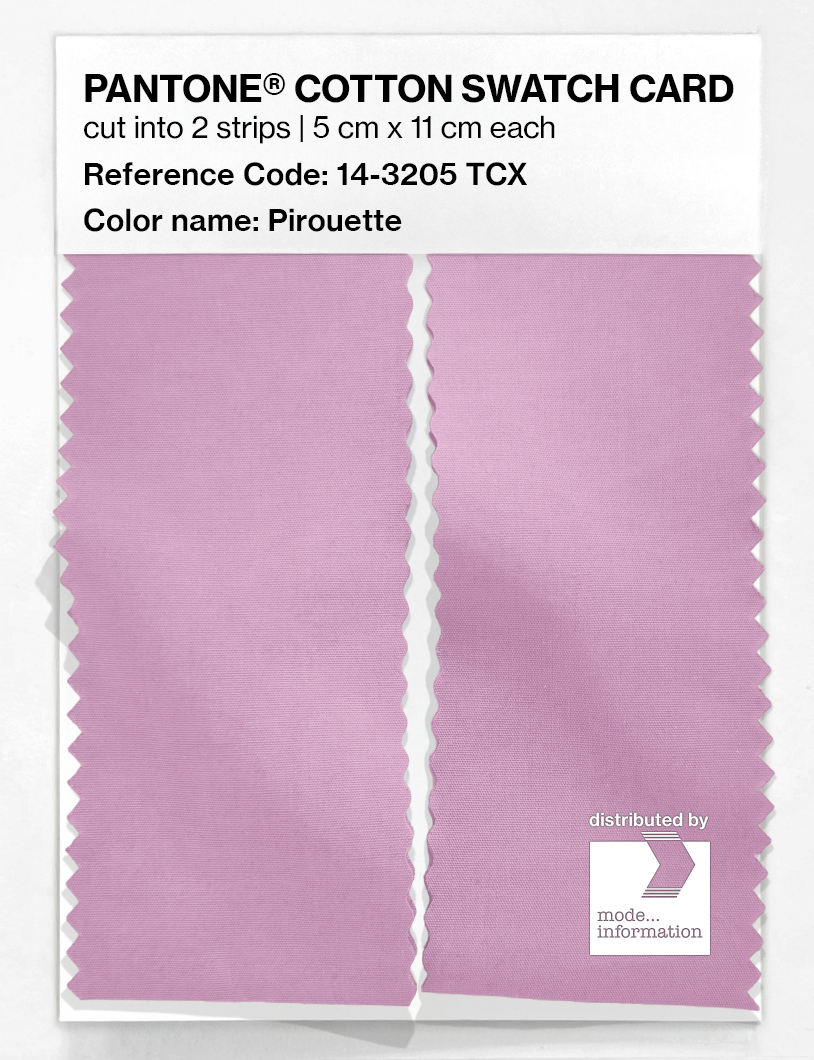 Artikelbild 2 des Artikels “PANTONE® COTTON SWATCH CARD 14-3205 TCX Pirouette “